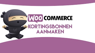 WooCommerce kortingsbonnen aanmaken [upl. by Jezebel399]