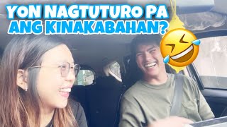 DRIVING LESSON NAGMAMADALI😂  CHELLE MOLINO [upl. by Beitris]