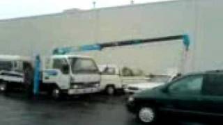 Mitsubishi Canter Tow Truck and Crane combo [upl. by Catlee]