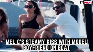 Mel Cs Steamy Kiss with Model Boyfriend on Boat [upl. by Brost]