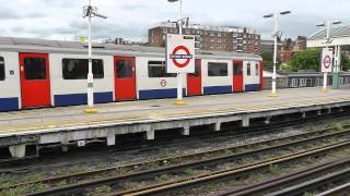 District Line Trains  Putney Bridge 12062012 [upl. by Lowe]