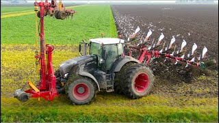 Ploughing and Soil Preparation in one Pass  Fendt 939 w MH Rotorarm amp Kverneland 7 furrow plough [upl. by Riordan]