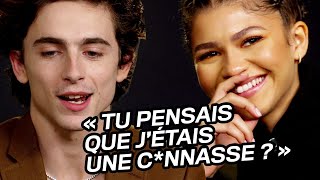 Zendaya et Timothée Chalamet  leur 1ère rencontre [upl. by Nnylaehs781]