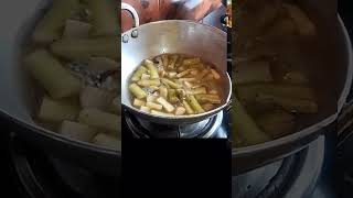 Kochur loti recipe with prawn 🦐likesubcribe shortvideo yt india [upl. by Irafat]