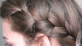 Coiffure  Comment se faire une tresse collée [upl. by Aihtenyc795]