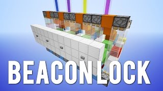 Minecraft Beacon Colour Combination Lock [upl. by Assel828]