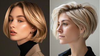 Bob hairstyles for women 2024 with bangs and thick hair perfect for women in their 40s and over 50 [upl. by Jaeger]