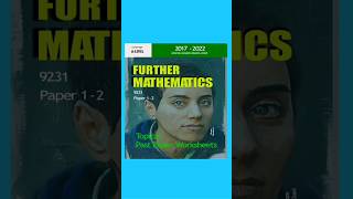 ALEVEL Cambridge FURTHER MATHEMATICS  eBooks Topical Past Paper  Edexcel  IB Diploma  IGCSE [upl. by Reggis]