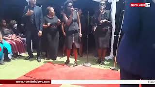 Tribute to Dr Oliver Mtukudzi by Selmor and the Manatsa family at Zex Manatsas funeral service [upl. by Beauchamp]