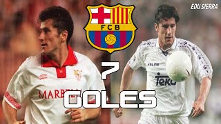 Todos los Goles de DAVOR SUKER al FC Barcelona [upl. by Alvie]