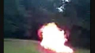 Propane Tank Explosion Small [upl. by Akeemahs]