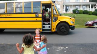 First day of school for Naomi and Nathan [upl. by Llerryt]