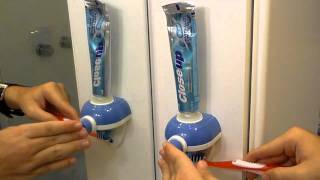 Deal Extreme  Automatic Toothpaste Squeezer [upl. by Lledrev]