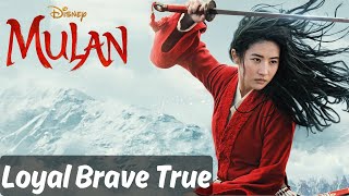 Loyal Brave True By by Christina Aguilera  Mulan Original Motion Picture Soundtrack [upl. by Asira]