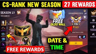 CsRanked New Season 27 Rewards  New Cs Ranked Season kab aayega  New Cs Rank Season Rewards [upl. by Ellehcram880]