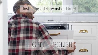 How to Install a Dishwasher Panel [upl. by Seda498]