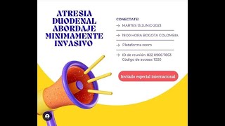 ATRESIA DUODENAL ABORDAJE MINIMAMENTE INVASIVO [upl. by Nagud]