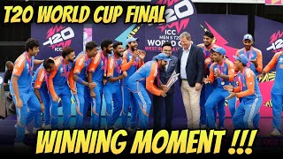 Last Over 🔥 Winning Moment Today Match India Vs South Africa T20 WORLD CUP Final [upl. by Oalsinatse]