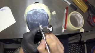 Harley Horn Cover Gravestone Mural Step by Step [upl. by Rosalie]