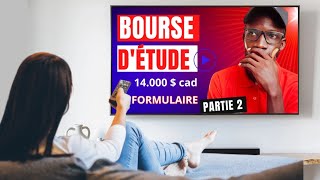 🇨🇦BOURSE détude GRATUITE au CANADA en 2024  PARTIE 2 [upl. by Skip124]