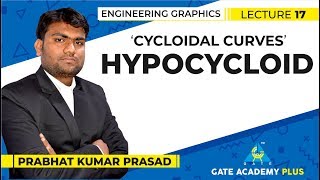 Engineering Graphics  Cycloidal Curves  Hypocycloid Lecture 17 [upl. by Bradwell]