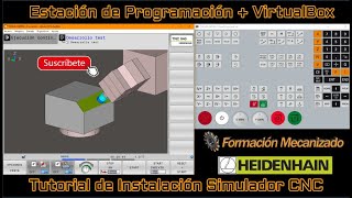 1 TUTORIAL HEIDENHAIN TNC 640  DESCARGAR SIMULADOR  INSTALAR  CAMBIO DE IDIOMA [upl. by Gerick]