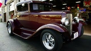 1932 Ford Street Rod 302 V8 FiveSpeed Threewindow Coupe [upl. by Amoreta]