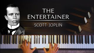 Scott Joplin  The Entertainer easy version for 3 hands  piano sheets [upl. by Palmer]