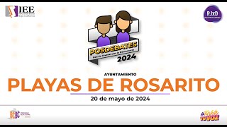 Posdebate Ayuntamiento de Playas de Rosarito 2024 [upl. by Nnaeerb776]