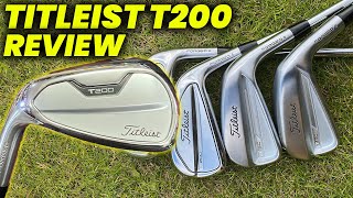 Titleist T200 Irons review 2024 More Distance and Forgiveness for MidHandicappers [upl. by Cyma563]