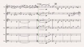 Solveigs Song  from Peer Gynt Suite  Brass Quartet  Arrangement Thomas H Graf [upl. by Terb]