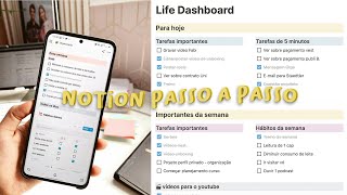 como montar um planner no notion super fácil rápido e de graça ficou lindo💕 [upl. by Kral530]