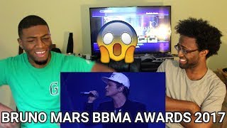 Bruno Mars  Versace on the Floor Billboard Music Awards 2017 REACTION [upl. by Lidstone720]