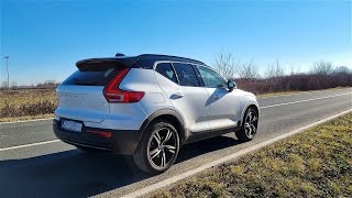 Volvo XC40 T5 Recharge  consumption on 130 kmh empty battery POV [upl. by Esir]