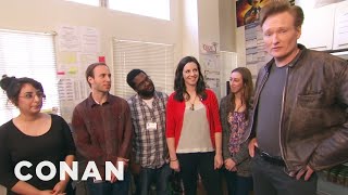 Conan Hangs Out With His Interns  CONAN on TBS [upl. by Eimerej]