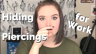 How I Hide My Philtrum Medusa Piercing for Work [upl. by Durwood]