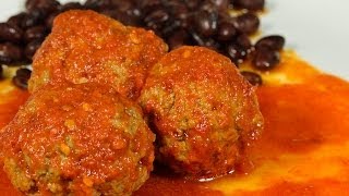 Albóndigas en Salsa de Chile Chipotle [upl. by Vel]