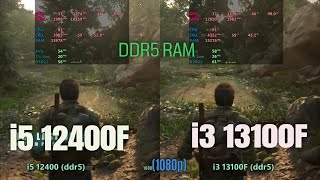 i5 12400 vs i3 13100f  DDR5 RAM in 2024 [upl. by Ranit]