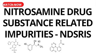 Nitrosamine Drug Substance Related Impurities NDSRIs [upl. by Eveleen]