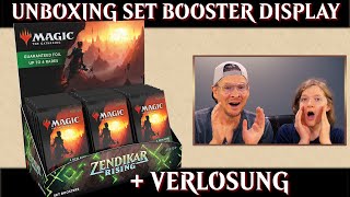 MTG Unboxing Zendikar Rising Set Booster Display  deutsch  Magic the Gathering  Trader  Review [upl. by Berners304]