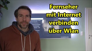 Fernseher mit Wlan verbinden  So Fernseher mit Internet verbinden WiFi einrichten Android TV [upl. by Iahcedrom]