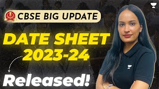 🔴 CBSE Big Update 🔥😨  Date Sheet 202324 Released 🔥  Class 12  Shivani Sharma [upl. by Eelir]