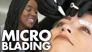 Eyebrow Microblading One Year TouchUp Beauty Trippin [upl. by Cassie]