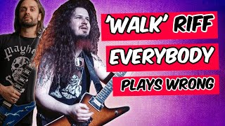 Most famous PANTERA riff NOBODY plays right [upl. by Plumbo]