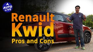 Renault Kwid Pros and Cons  Auto Live [upl. by Leirad694]