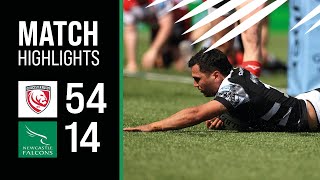 Match Highlights  Gloucester Rugby v Newcastle Falcons  Gallagher Premiership  Round 18 [upl. by Oric596]