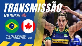 BRASIL X CANADÁ AO VIVO [upl. by Yerg]