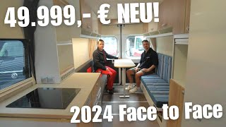 6m WOHNMOBIL 2024 NEU 49999 € 3fach HandwerkerMeister baut Face to Face m Dusche Werbung [upl. by Dahlia]