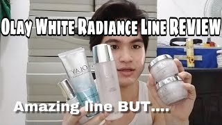 OLAY WHITE RADIANCE LIGHT PERFECTING LINE REVIEW  DDVLOGS [upl. by Ettenot]