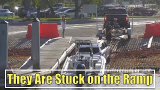 When Trying To Pull The Boat Out Goes Wrong  Miami Boat Ramps  Boynton Beach [upl. by Ranchod]